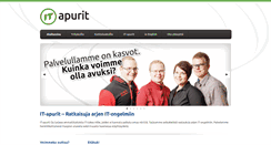 Desktop Screenshot of it-apurit.fi
